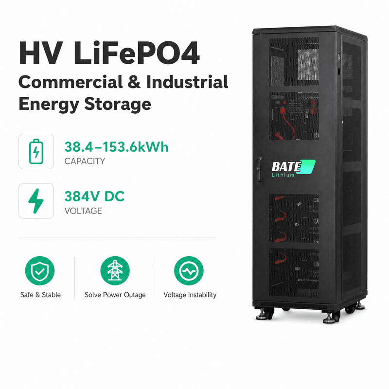 76.8kWh Commercial Cabinet ESS